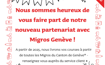 Partenariat avec Migros Genève!